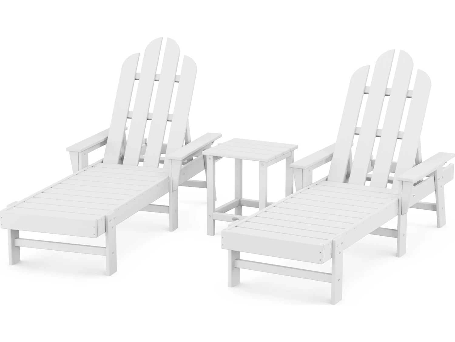POLYWOODĀ® Long Island Recycled Plastic Chaise 3-Piece Set - Image 12