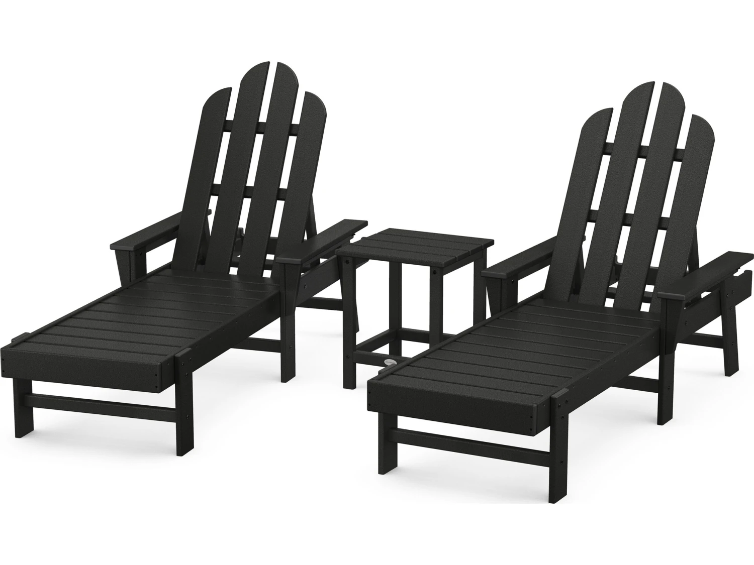 POLYWOODĀ® Long Island Recycled Plastic Chaise 3-Piece Set - Image 2
