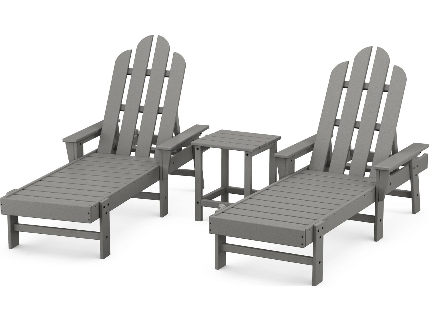 POLYWOODĀ® Long Island Recycled Plastic Chaise 3-Piece Set - Image 4