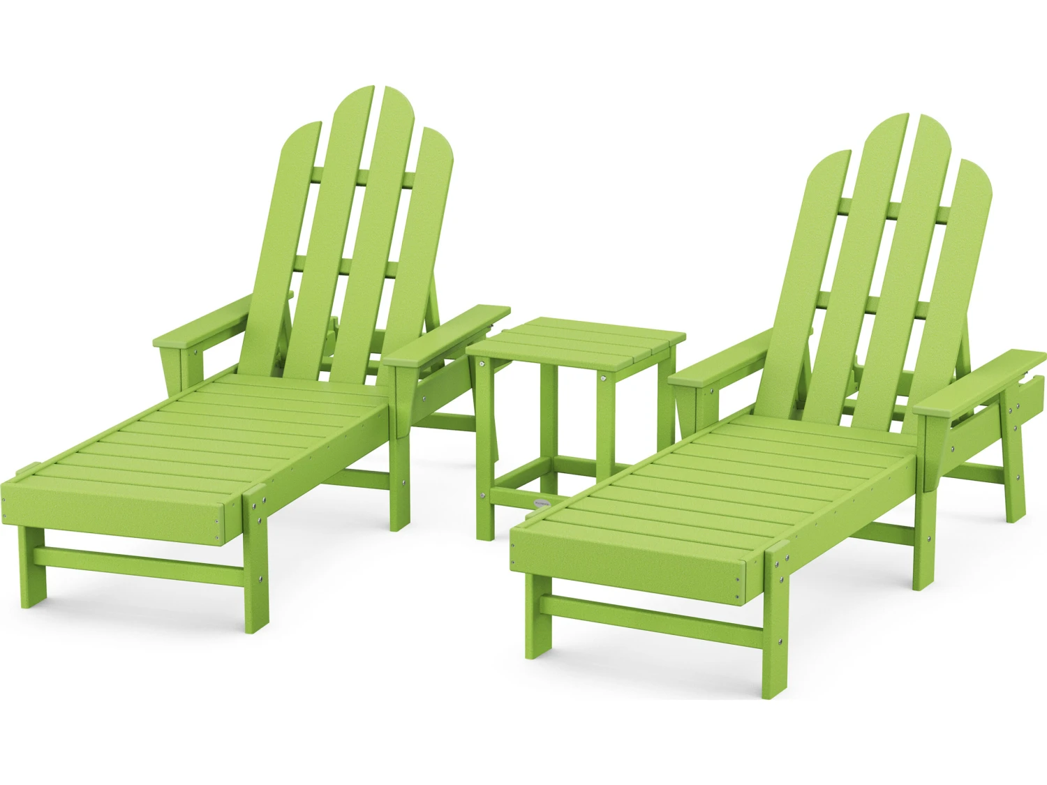 POLYWOODĀ® Long Island Recycled Plastic Chaise 3-Piece Set - Image 5