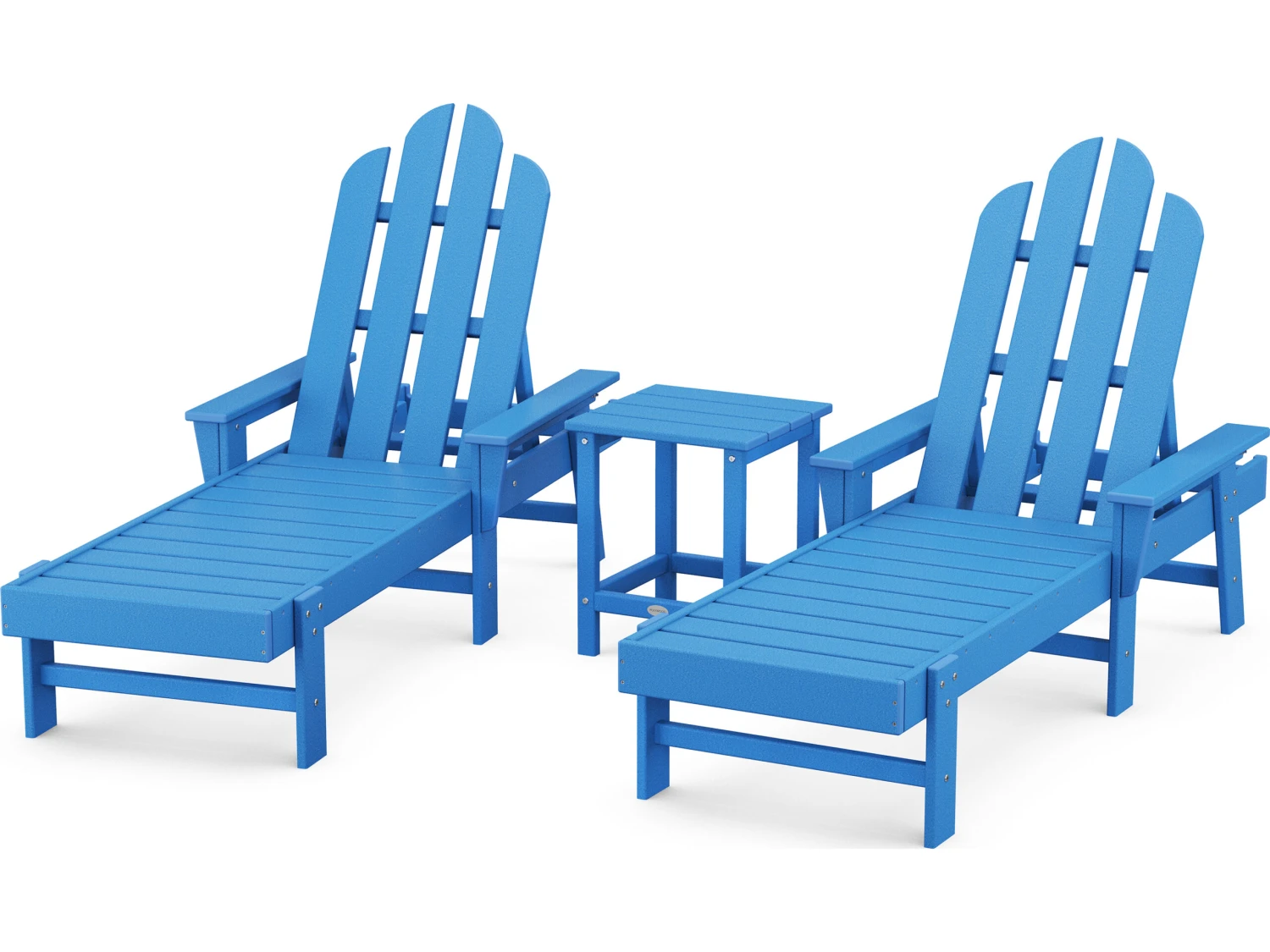 POLYWOODĀ® Long Island Recycled Plastic Chaise 3-Piece Set - Image 7