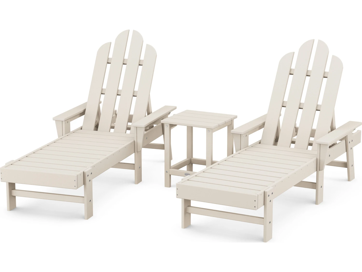 POLYWOODĀ® Long Island Recycled Plastic Chaise 3-Piece Set - Image 8