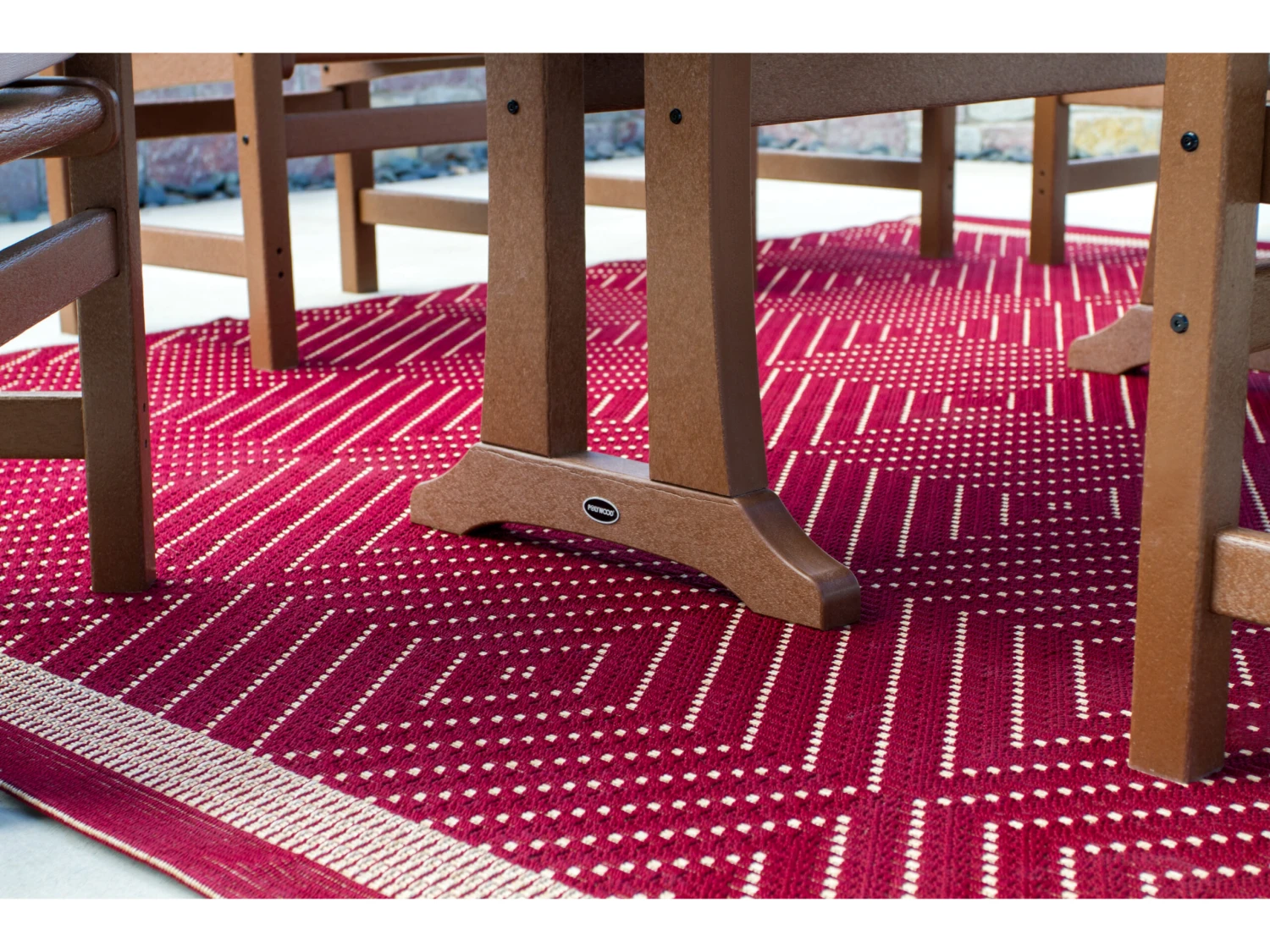 POLYWOODĀ® Signature Recycled Plastic Farmhouse 7 Piece Dining Set - Image 10