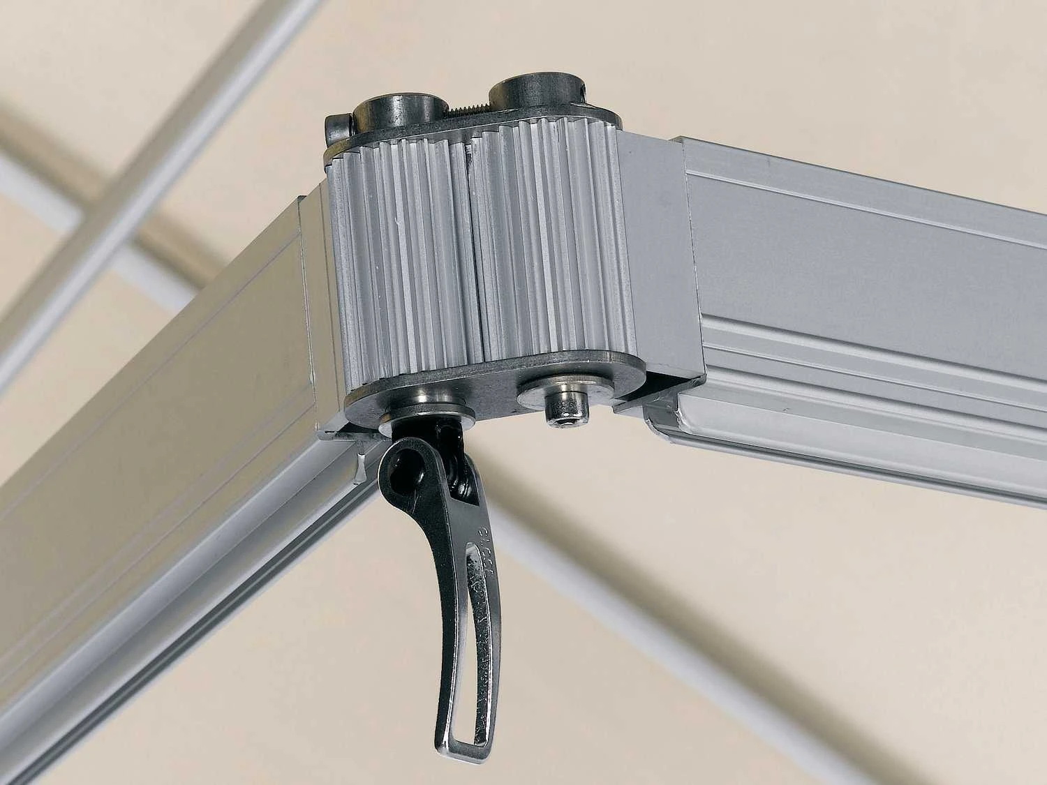 Luxury Umbrellas Paraflex Duo Wallflex 9 Foot Push Lift Tilt Patio Wall Mount Umbrella Set Of 2 - Image 7