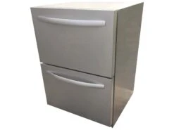 RCS Grills Stainless Two Drawer Refrigerator-UL Rated