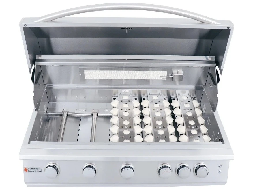 RCS Grills 40'' Premier Grill Blue LED W/Rear Burner - Image 11