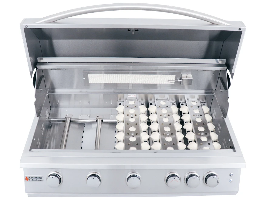 RCS Grills 40'' Premier Grill Blue LED W/Rear Burner - Image 15