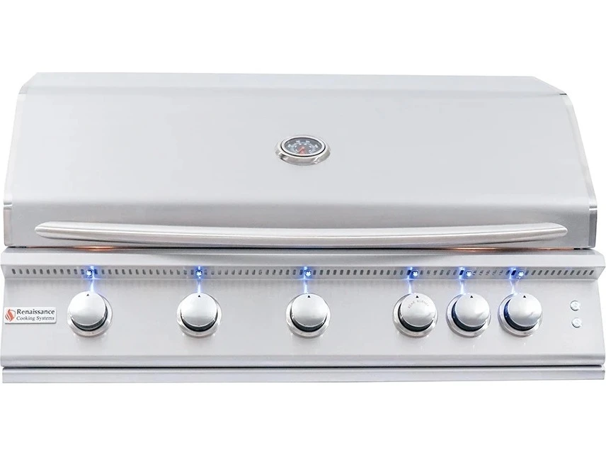 RCS Grills 40'' Premier Grill Blue LED W/Rear Burner - Image 2