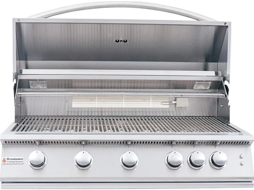 RCS Grills 40'' Premier Grill Blue LED W/Rear Burner - Image 4