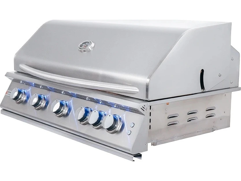 RCS Grills 40'' Premier Grill Blue LED W/Rear Burner - Image 6