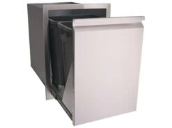 RCS Grills Valiant 20 Inch Stainless Steel Fully Enclosed Double Trash Drawer