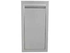 RCS Grills Stainless Steel Valiant Narrow Trash Drawer-Trash Can Included