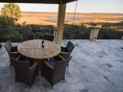 Royal Teak Collection Helena Wicker Dining Set