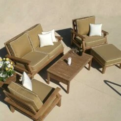 Royal Teak Collection Miami Cushion Lounge Set