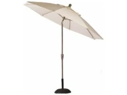 Summer Classics Market Aluminum 9' Crank Auto Tilt Umbrella