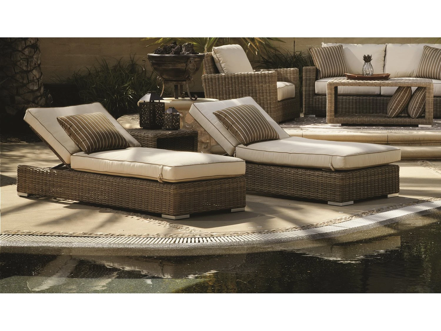 Sunset West Coronado Wicker Lounge Set