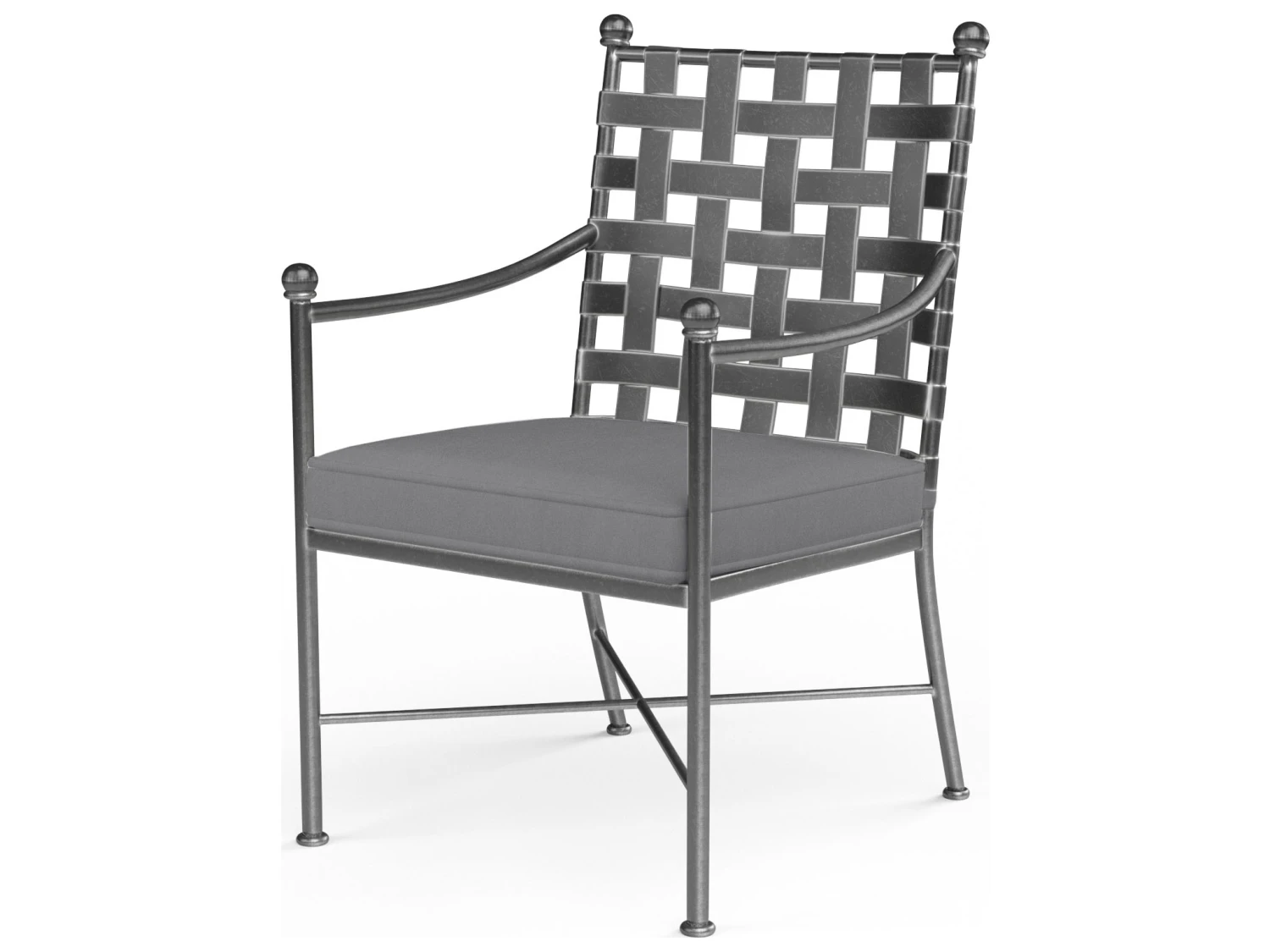 Sunset West Provence Wrought Iron Dining Chairs With Dining Table - Image 3