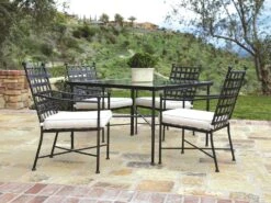 Sunset West Provence Wrought Iron Dining Set