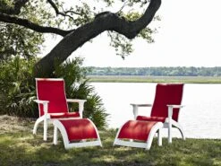 Telescope Casual Adirondack Marine Grade Polymer Sling Lounge Set