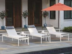 Telescope Casual Kendall Sling Aluminum Lounge Set