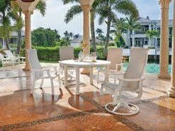 Telescope Casual St. Catherine Marine Grade Polymer Sling Dining Set