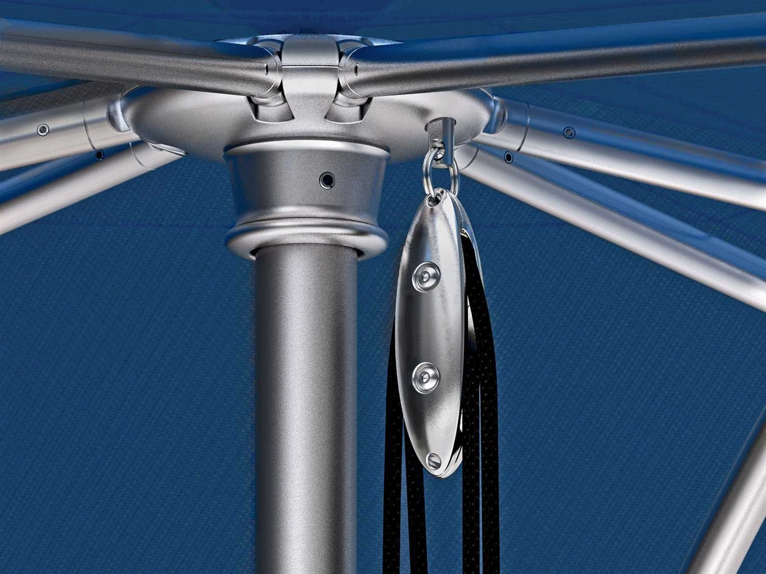 Tropitone Trace 10' Aluminum Square Umbrella - Image 5