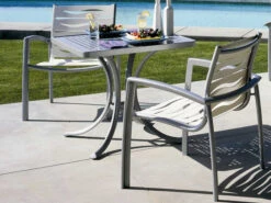 Tropitone South Beach Wave Aluminum Dining Set