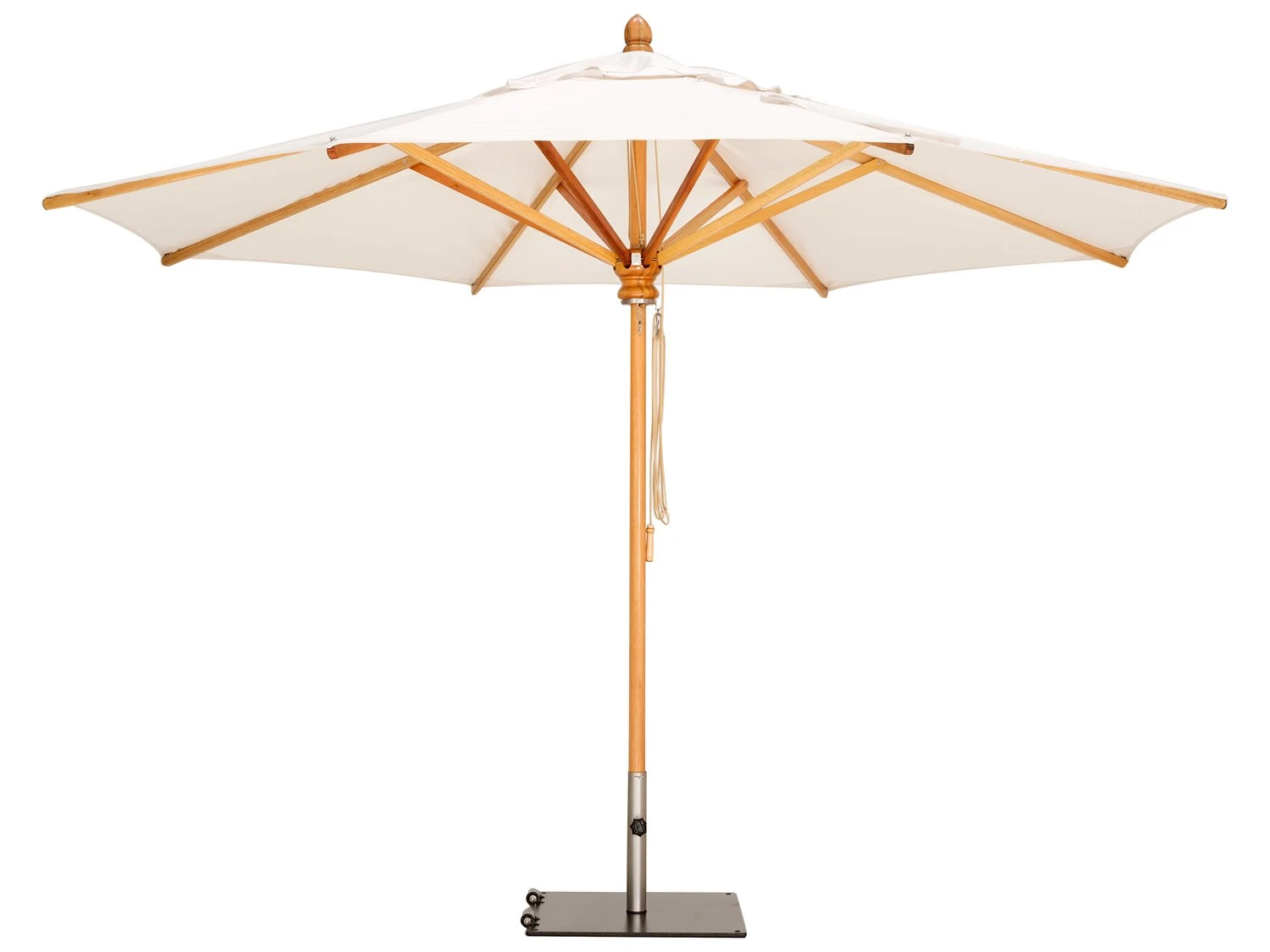 Woodline Shade Solutions Safari Eucalyptus 8.9' Octagon Pulley Lift Umbrella - Image 2