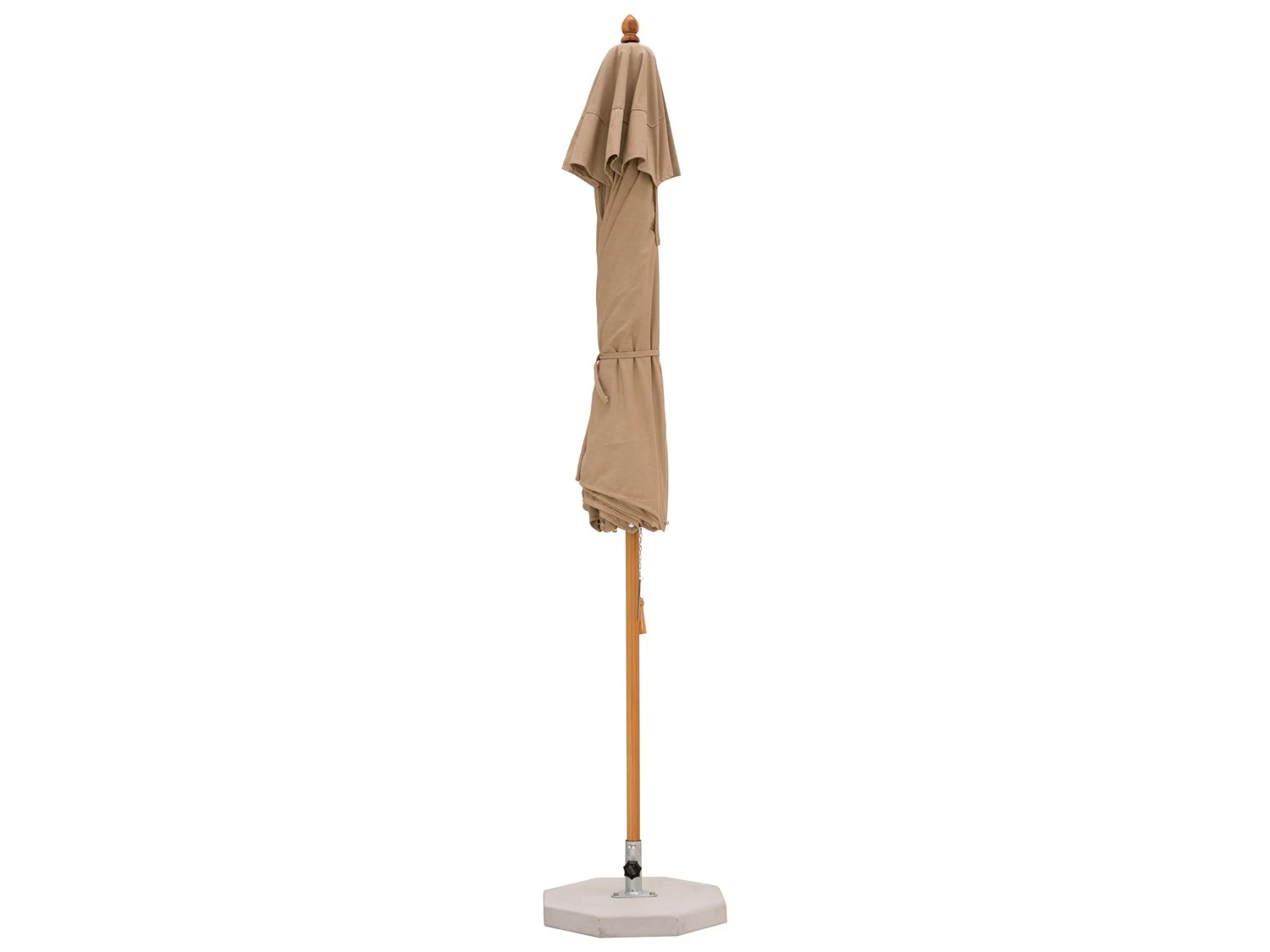 Woodline Shade Solutions Safari Eucalyptus 8.9' Octagon Pulley Lift Umbrella - Image 3