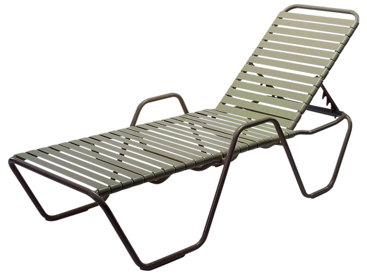 Windward Design Group Country Club Strap Aluminum Lounge Set - Image 3