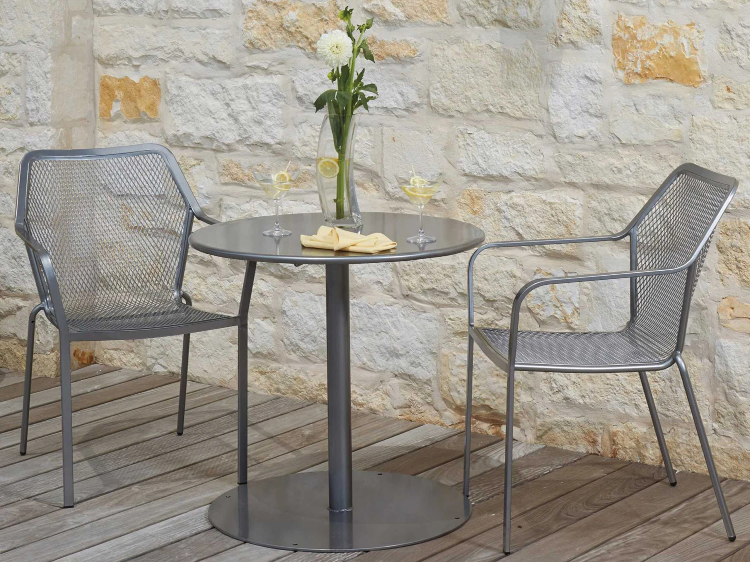 Woodard Delmar Wrought Iron Bistro Set