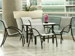 Woodard Tribeca Aluminum Dining Set