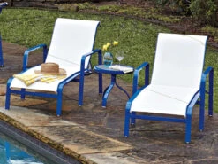 Woodard Landings Sling Aluminum Lounge Set