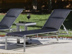 Woodard Metropolis Padded Sling Aluminum Lounge Set