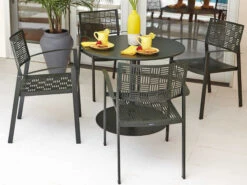 Woodard New Century Wrought Iron Dining Set
