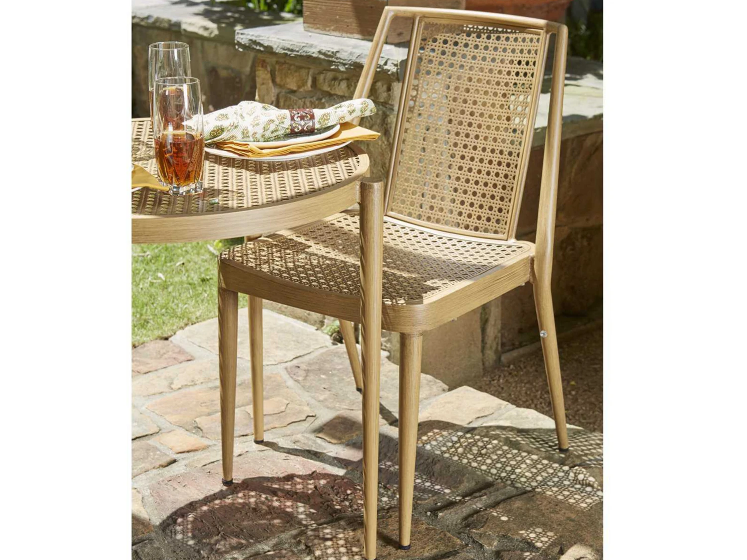 Woodard Parc Aluminum Bistro Set - Image 2