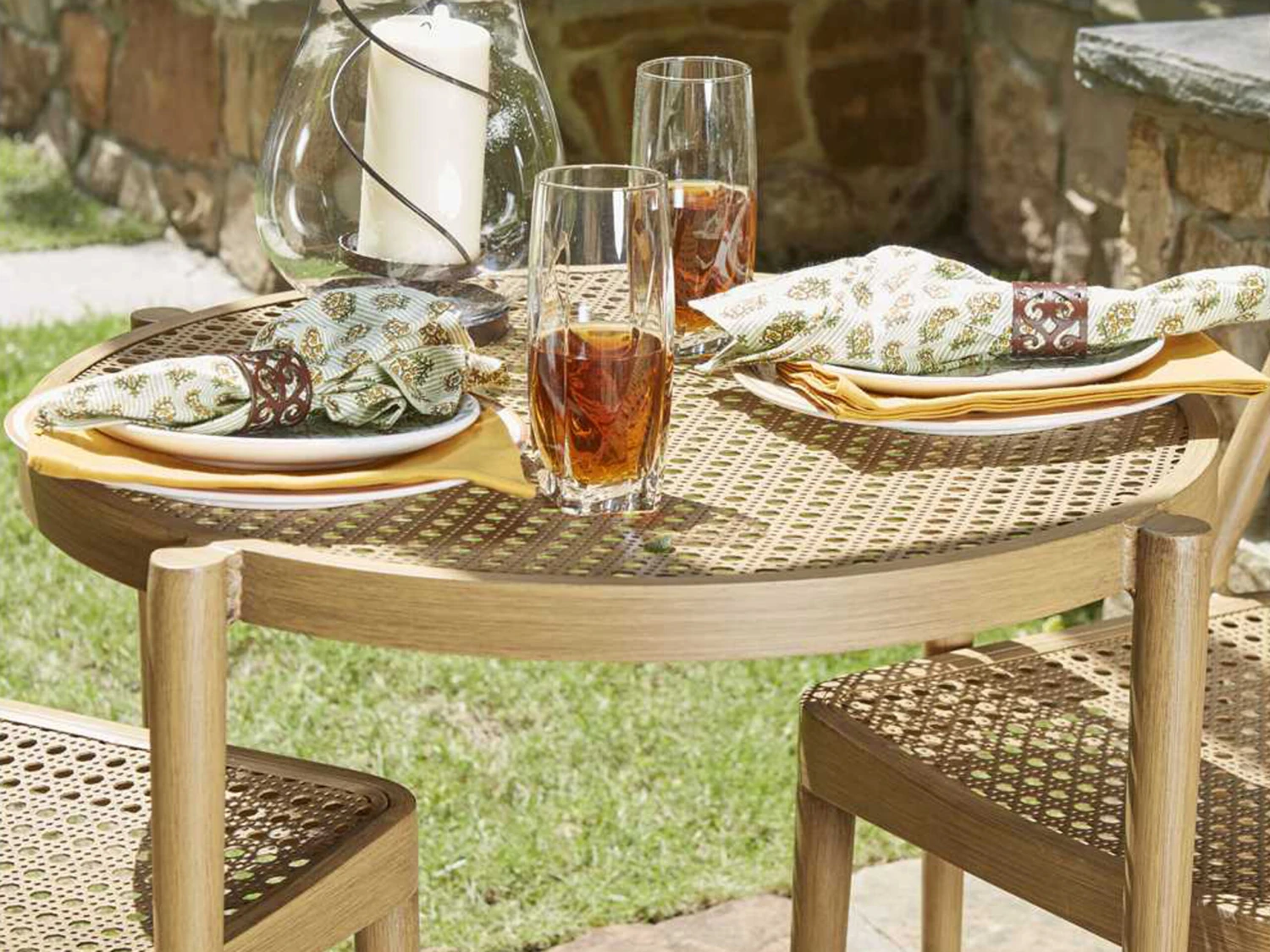 Woodard Parc Aluminum Bistro Set - Image 3