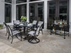 Woodard Wiltshire Cast Aluminum Dining Set