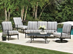Woodard Wiltshire Cast Aluminum Lounge Set